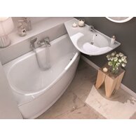 Vana Ravak Avocado 150x75 rohová, bílá, levá, CT01000000