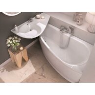 Vana Ravak Avocado 150x75 rohová, bílá, pravá, CS01000000