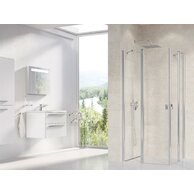 Sprchový kout Ravak Chrome CRV1/CRV2 100x80 rohový, lesk/transparent