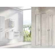 Sprchový kout Ravak Chrome CRV2/CRV2 110x120 rohový, lesk/transparent