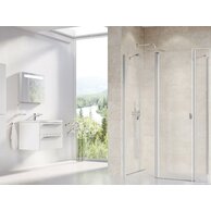 Sprchový kout Ravak Chrome CRV1/CPS 90x90 rohový, satin/transparent