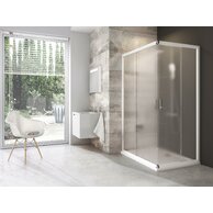 Sprchový kout Ravak Blix BLRV2K/BLRV2K 80x120 rohový, bílá/grape