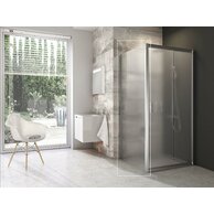 Sprchový kout Ravak Blix BLDP2/BLPS 110x100 rohový, satin/grape