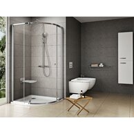 Sprchový kout Ravak Pivot PSKK3 90x90 třídílný čtvrtkruhový, lesk/transparentní, 37677C00Z1