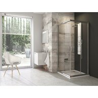Sprchový kout Ravak Blix BLRV2 90x90 čtyřdílný rohový, lesk/transparent, 1LV70C00Z1