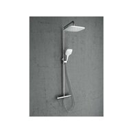 Sprchová souprava Ravak Termo posuvná s termostatickou baterií, se sprchovým setem, chrom/bílá, X070099