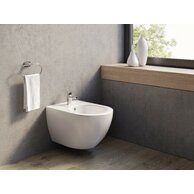 Bidet Ravak Uni Chrome závěsný, bílá, X01517 Bidet Ravak Uni Chrome závěsný, bílá, X01517