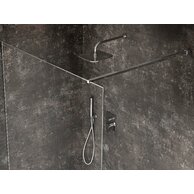 Baterie Ravak Flat vanová sprchová podomítková 2-cestná, bez tělesa, chrom, X070123