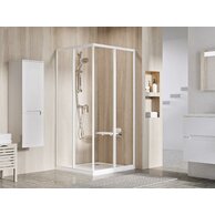 Sprchový kout Ravak Supernova SRV2 S 75x195 1/2 rohový, bílá/transparent, 14V301O2Z1