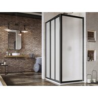 Pevná stěna Ravak Supernova APSS 80 198 jednodílná, černá/pearl, 940403R211