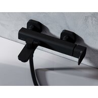 Baterie Ravak 10° Free vanová nástěnná, bez sprchového setu, černá, X070152