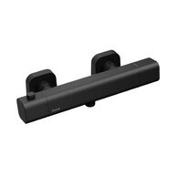 Baterie Ravak 10° Free sprchová, termostatická nástěnná, bez sprchového setu, černá, X070154