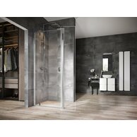 Sprchový kout Ravak Nexty NDOP1/NPSS 80x80 rohový, lesk/transparent