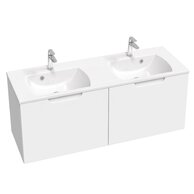 Skříňka pod dvojumyvadlo Ravak SD Classic II 130, bílá, X000001482