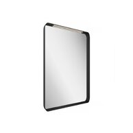 Zrcadlo Ravak Strip 50x70 obdélníkové s osvětlením, černá, X000001569