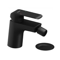 Baterie Ravak Flat bidetová, stojánková 121 mm s výpustí ClickClack, černá, X070178