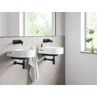 Baterie Ravak Puri umyvadlová podomítková, s tělesem, černá, X070184