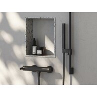 Baterie Ravak Puri sprchová nástěnná, bez sprchového setu, černá, X070187