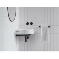 Umyvadlo Ravak Yard 45C tenkostěnné na konzoli, bez otvoru pro baterii, bez přepadu, bílá, XJX01045000