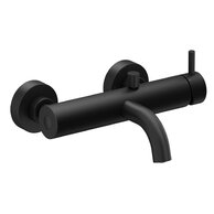 Baterie Ravak Espirit ES 022.00 vanová nástěnná, bez sprchového setu, černá mat, X070279