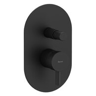 Baterie Ravak Espirit ES 061.00 podomítková 2-cestná, s tělesem, černá mat, X070284 Baterie Ravak Espirit ES 061.00 podomítková 2-cestná, s tělesem, černá mat, X070284