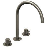 Baterie Ravak Espirit ES 018.00 umyvadlová, stojánková 3-otvorová 270 mm, bez výpusti, grafit, X070312