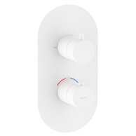 Baterie Ravak Espirit ES 063.00 podomítková, termostatická 2-cestná, bez tělesa, bílá mat, X070249 Baterie Ravak Espirit ES 063.00 podomítková, termostatická 2-cestná, bez tělesa, bílá mat, X070249