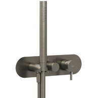 Baterie Ravak Espirit ES 065.00 RB D podomítková 2-cestná, bez tělesa, se sprchovým setem, grafit, X070324