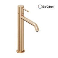 Baterie Ravak Espirit ES 014.00 umyvadlová, stojánková 250 mm s funkcí BeCool, bez výpusti, růžové zlato, X070403