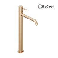 Baterie Ravak Espirit ES 015.00 umyvadlová, stojánková 340 mm s funkcí BeCool, bez výpusti, růžové zlato, X070408