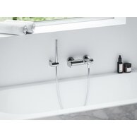 Baterie Ravak Eleganta EL022.00 vanová nástěnná, bez sprchového setu, chrom, X070213