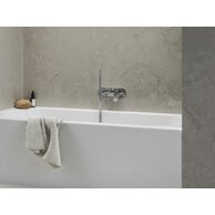 Baterie Ravak Eleganta EL 065.00 RB D podomítková 2-cestná, bez tělesa, se sprchovým setem, chrom, X070220