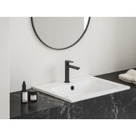 Baterie Ravak Eleganta EL012.00 umyvadlová, stojánková 170 mm s funkcí BeCool, bez výpusti, černá mat, X070411