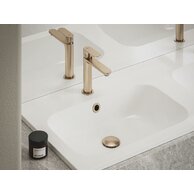 Baterie Ravak Eleganta EL012.00 umyvadlová, stojánková 170 mm s funkcí BeCool, bez výpusti, růžové zlato, X070413