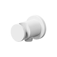 Držák sprchy Ravak s vývodem vody, bílá mat, X07P684 Držák sprchy Ravak s vývodem vody, bílá mat, X07P684