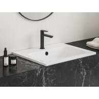 Krytka přepadu Ravak pro umyvadlo, černá mat, X01808 Krytka přepadu Ravak pro umyvadlo, černá mat, X01808