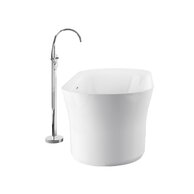 Baterie do podlahy Ravak Freedom vanová do podlahy, bez tělesa, se sprchovým setem, chrom, X070424