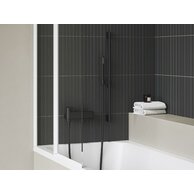 Baterie Ravak Chrome II vanová nástěnná, bez sprchového setu, černá, X070463