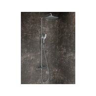 Sprchová souprava Ravak Flat posuvná s termostatickou baterií, se sprchovým setem, chrom, X070442