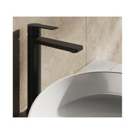 Baterie Ravak Solar umyvadlová, stojánková 290 mm, bez výpusti, černá, X070490