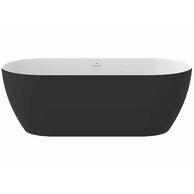 Vana Ravak Freedom O Tec 170x77 oválná akrylátová volně stojící, černá/bílá, krytka odtoku černáC, CD51700000