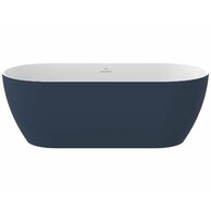 Vana Ravak Freedom O Tec 170x77 oválná akrylátová volně stojící, deepsea blue/bílá, krytka odtoku bílá, CD21400000