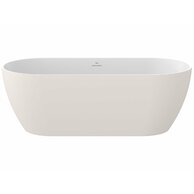 Vana Ravak Freedom O Tec 170x77 oválná akrylátová volně stojící, alabaster pink/bílá, krytka odtoku bílá, CD41600000