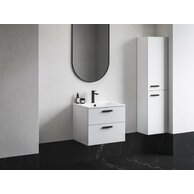 Vysoká skříňka Ravak SB Chrome II 39, bílá, pravá madlo 152 mm, černá, X000001749