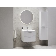 Skříňka pod umyvadlo Ravak SD Chrome II 70, bílá madla, chrom, X000001773