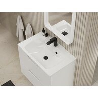 Umyvadlo Ravak Classic Slim 70 nábytkové, s otvorem pro baterii, s přepadem, bílá, XJX01170001