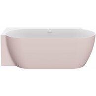 Vana Ravak Freedom Corner II Tec 175x86 oválná akrylátová volně stojící, alabaster pink/bílá, krytka odtoku bílá, levá, CC91600000