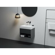 Skříňka pod umyvadlo Ravak SD Lite 60, černá mat, X000001856 Skříňka pod umyvadlo Ravak SD Lite 60, černá mat, X000001856