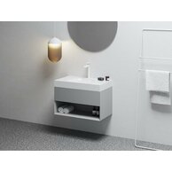 Skříňka pod umyvadlo Ravak SD Lite 80, smoke grey, X000001865 Skříňka pod umyvadlo Ravak SD Lite 80, smoke grey, X000001865