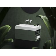 Skříňka pod umyvadlo Ravak SD Lite 80, grey green, pravá, X000001888